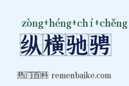 纵横驰骋是什么意思的图片